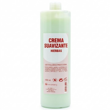 Crema suavizante de hierbas.